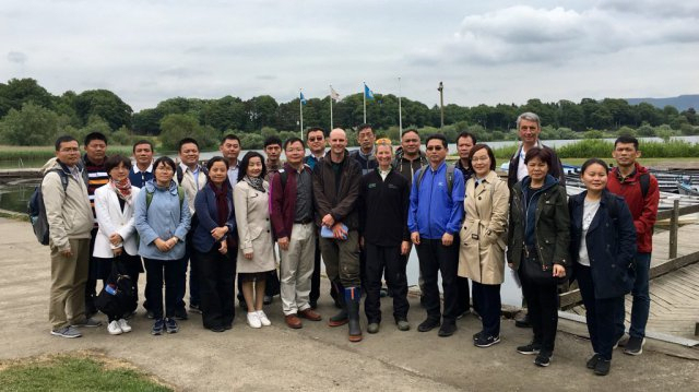 CycleForNature - Chinese delegation of officials.