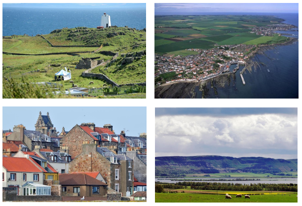 Title Page Photographs, clockwise from top left: Isle of May National Nature Reserve, Pittenweem and the East Neuk of Fife, Benarty Hill, Loch Leven, Anstruther and Cellardyke. 