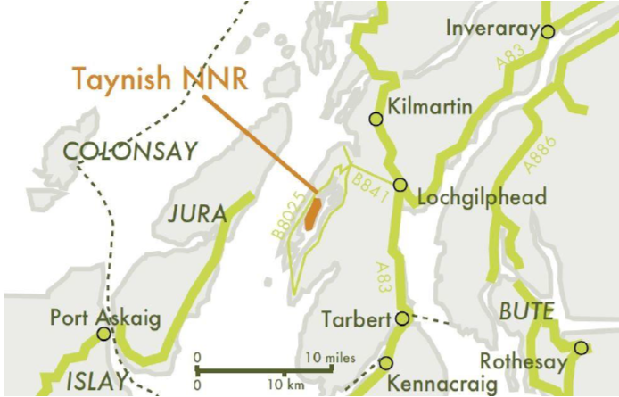 Taynish NNR map 1