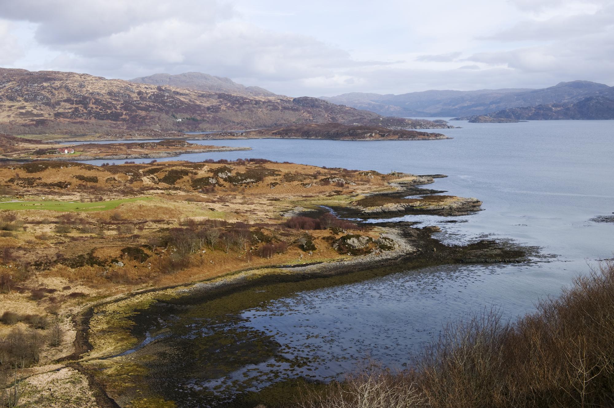 The Loch Sunart coastline near Glenmore, Ardnamurchan, West Highland Area. ©Lorne Gill/SNH. For information on reproduction rights, contact the Scottish Natural Heritage image library on Tel: 01738 444177 or www.nature.scot