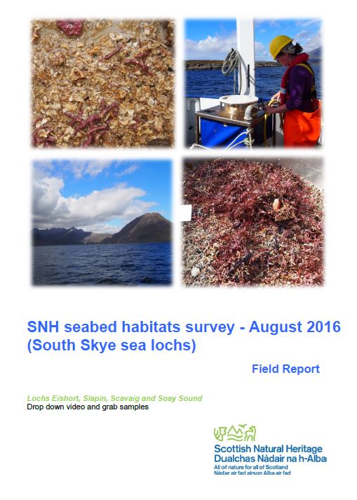 SNH Seabed Habitats Survey - South Skye front cover