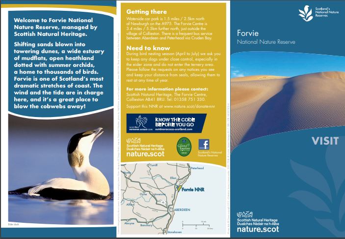 Visit Forvie National Nature Reserve front cover