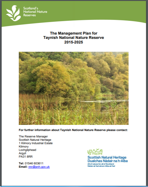Taynish NNR front cover
