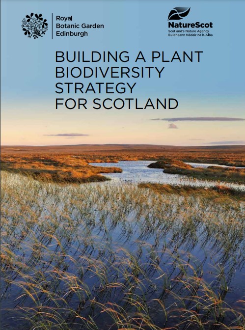 Plant Biodiversity Strategy for Scotland front cover