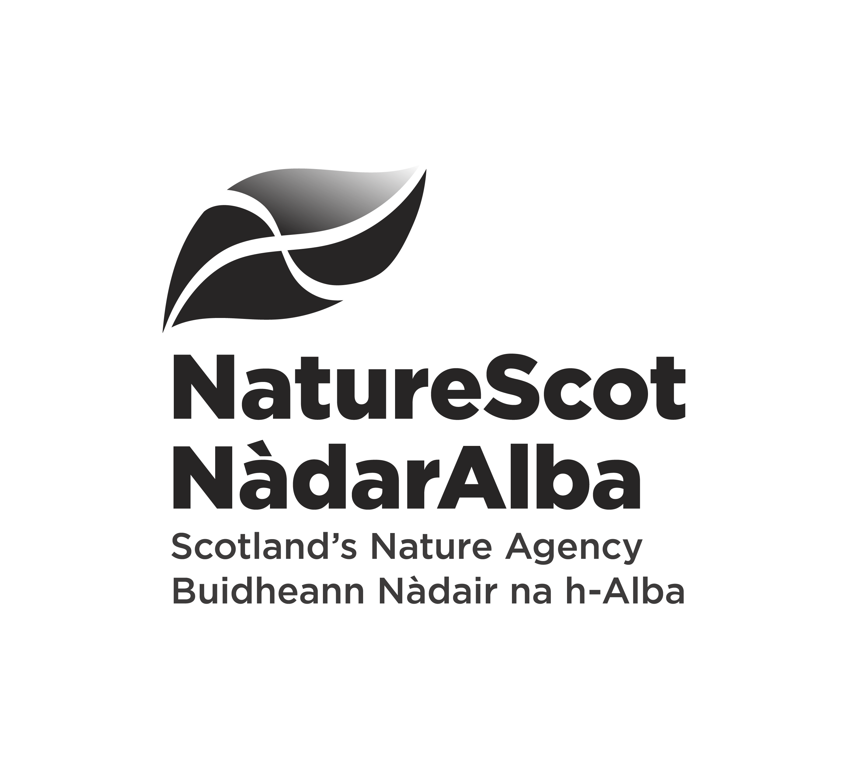 NatureScot black logo