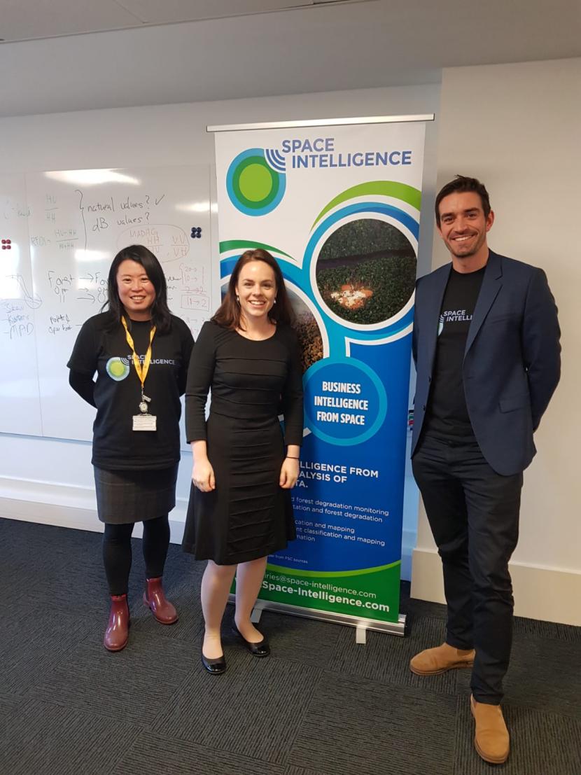Kate Forbes MSP on a recent visit to Space Intelligence, one of SNH’s partners on the AI project.