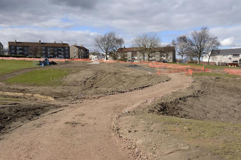 The Green Infrastructure Fund site at the Middlefield housing estate in Aberdeen