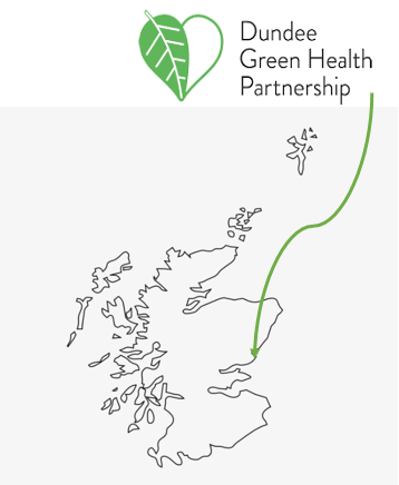 Dundee Green Health Partnership infographic