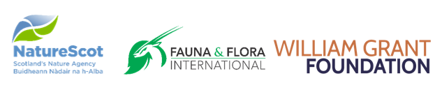 Partner logos Fauna and Flora Foundation, William Grant Foundation