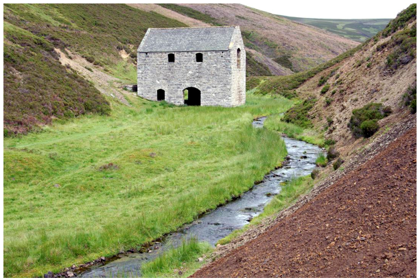 Old iron mine building near Tomintoul