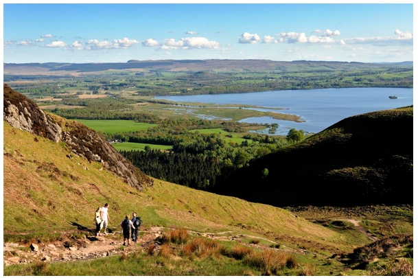 West Highland Way at Conic Hill