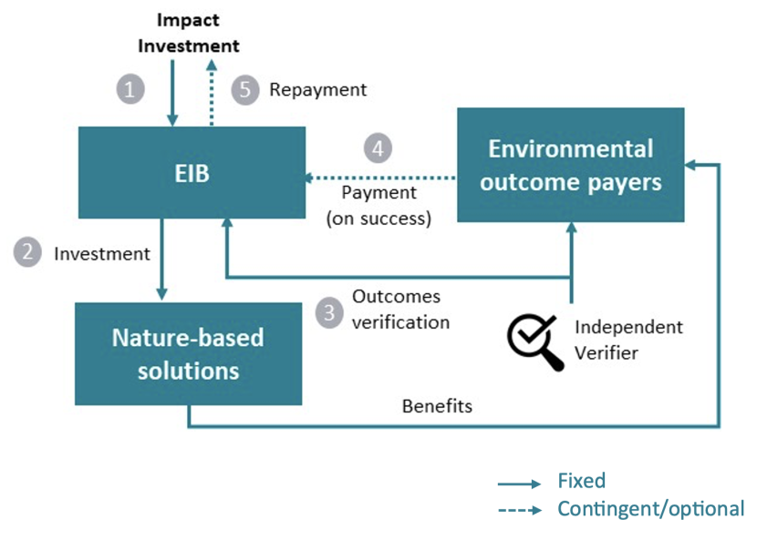 Diagram presenting the Environmental Impact Bond described in detail below 