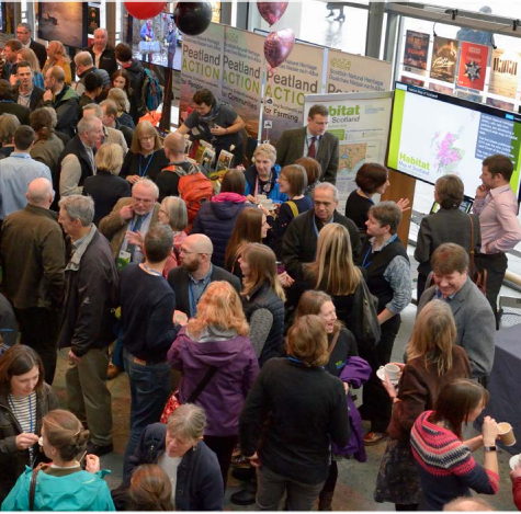 large group of people at NatureScot conference