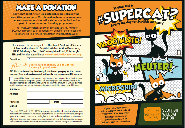 Front cover of supercat leaflet pages