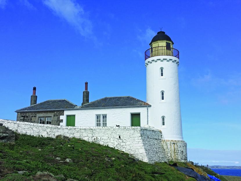 The Low lighthouse now home to the bird observatory.