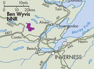 Ben Wyvis National Nature Reserve Map