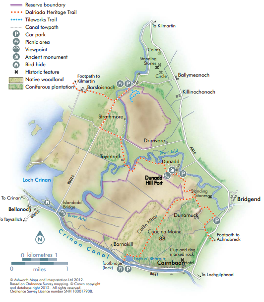 Moine Mhòr National Nature Reserve map