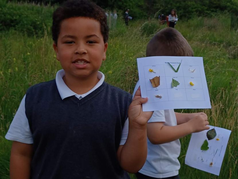 Dundee pupil exploring nature at the celebratory event