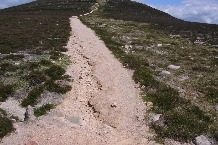 An upland path.