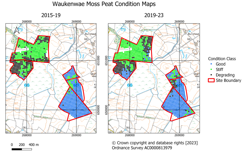 Waukenwae Moss maximum probability condition maps