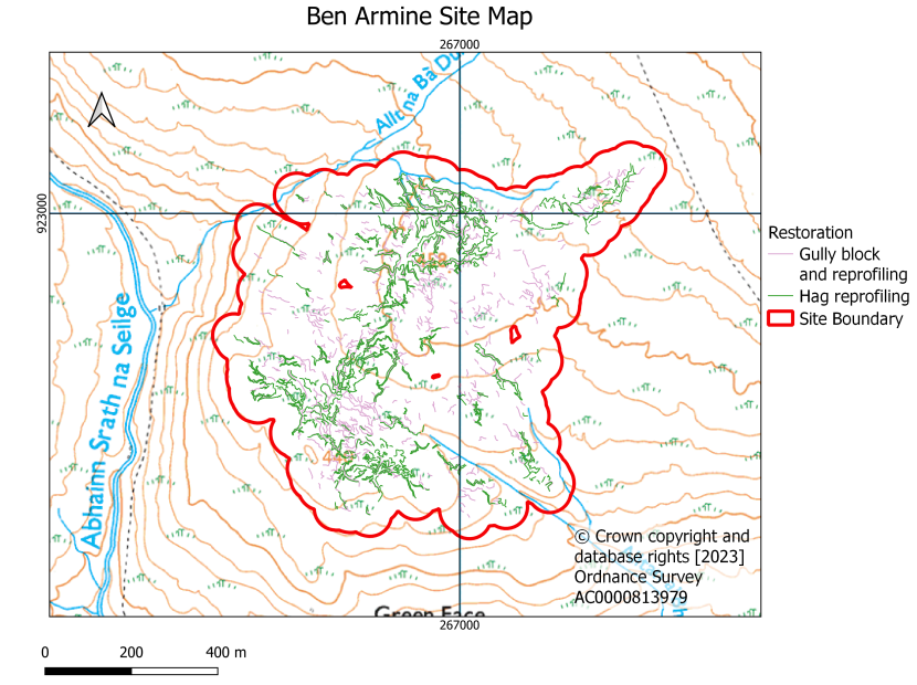 Ben Armine site map