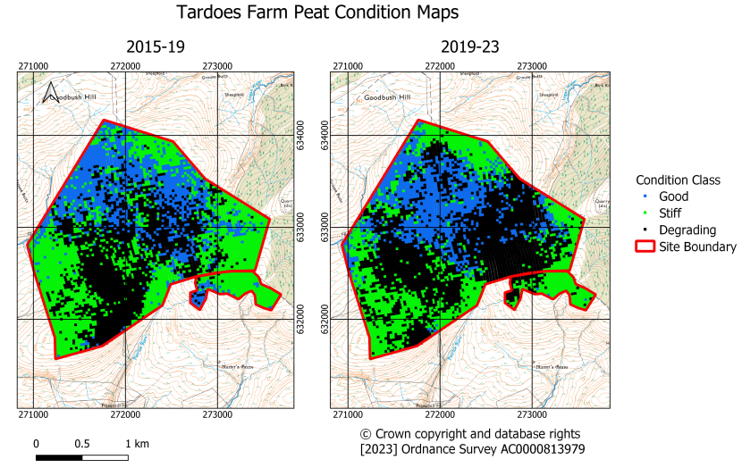Tardoes Farm maximum probability condition maps