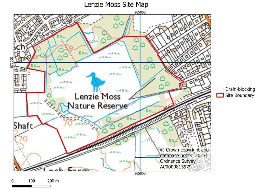 Lenzie Moss site map