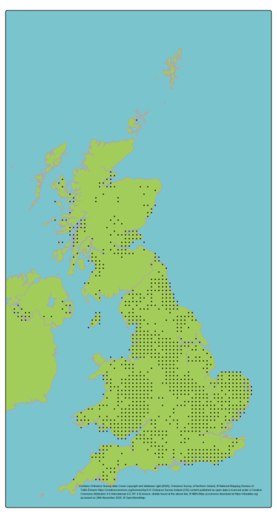 Genetic scorecard indicator - distribution map for European Ash