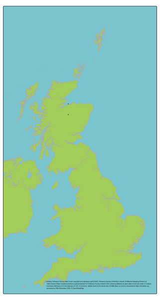 Genetic Scorecard Indicator - distribution map for Emerald Pelt Lichen 