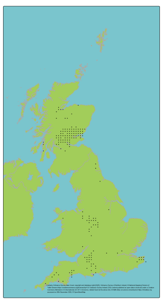 Genetic Scorecard Indicator - distribution map for Eurasian Beaver
