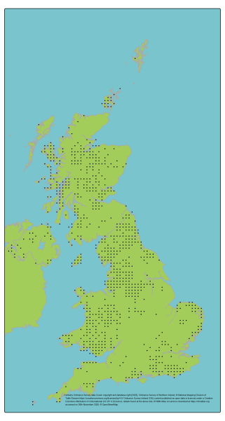 Genetic Scorecard Indicator - distribution map for Heather