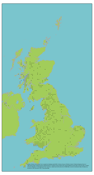 Genetic Scorecard Indicator - distribution map for Purple Moor Grass