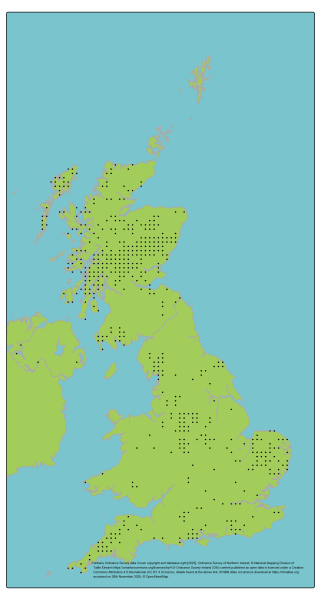 Genetic Scorecard Indicator - distribution map for red deer