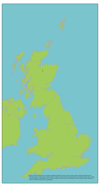 Genetic Scorecard Indicator - distribution map for Wooden Soldiers Lichen 