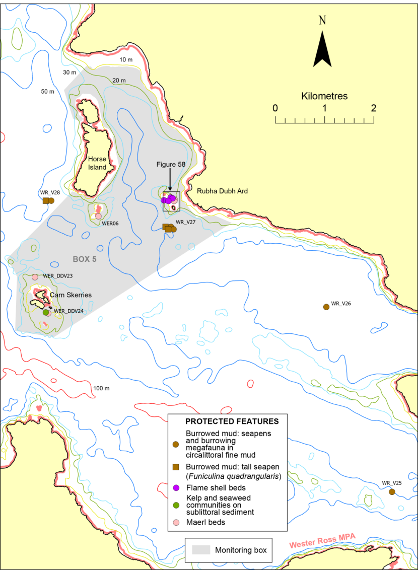 Protected features from Loch Broom to Horse Island.