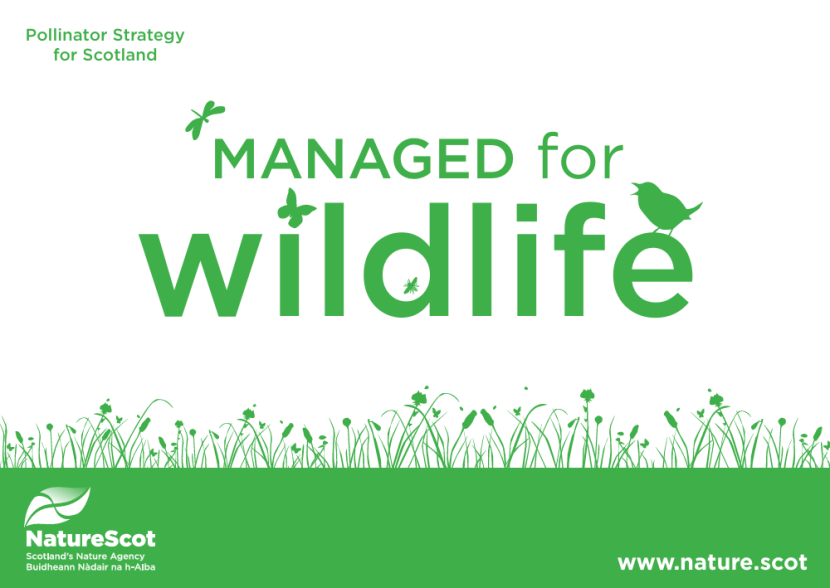 Managed for Wildlife sign