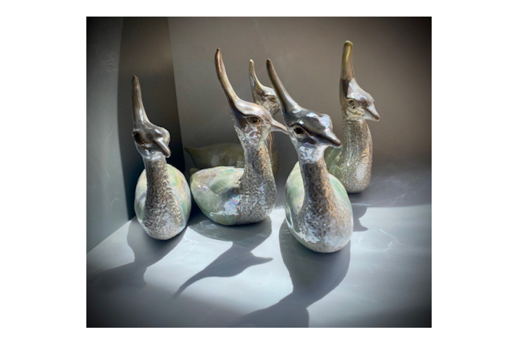 Katy Low - 5 metal birds
