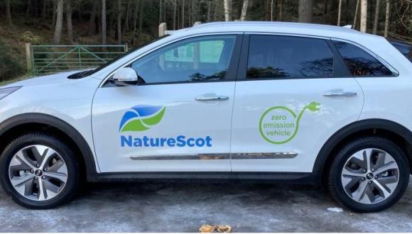 NatureScot pool car with zero emissions