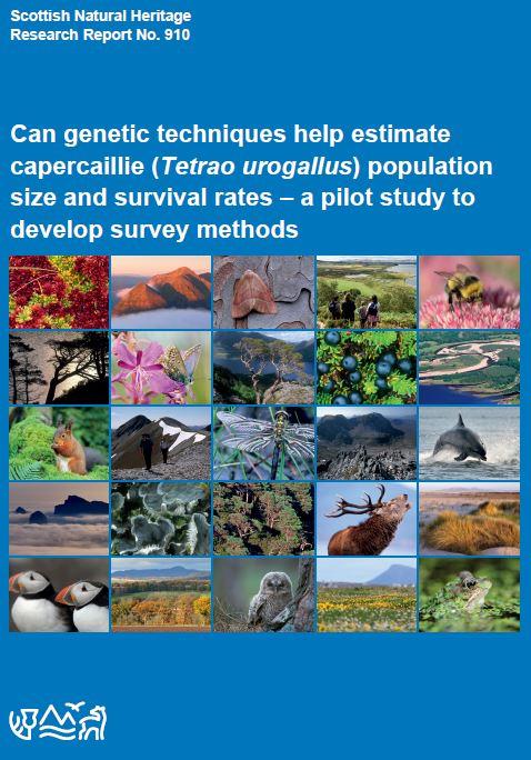 SNH Research Report 910 front cover