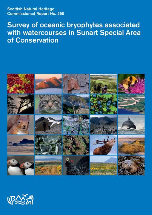 SNH Research Report 595 - front cover