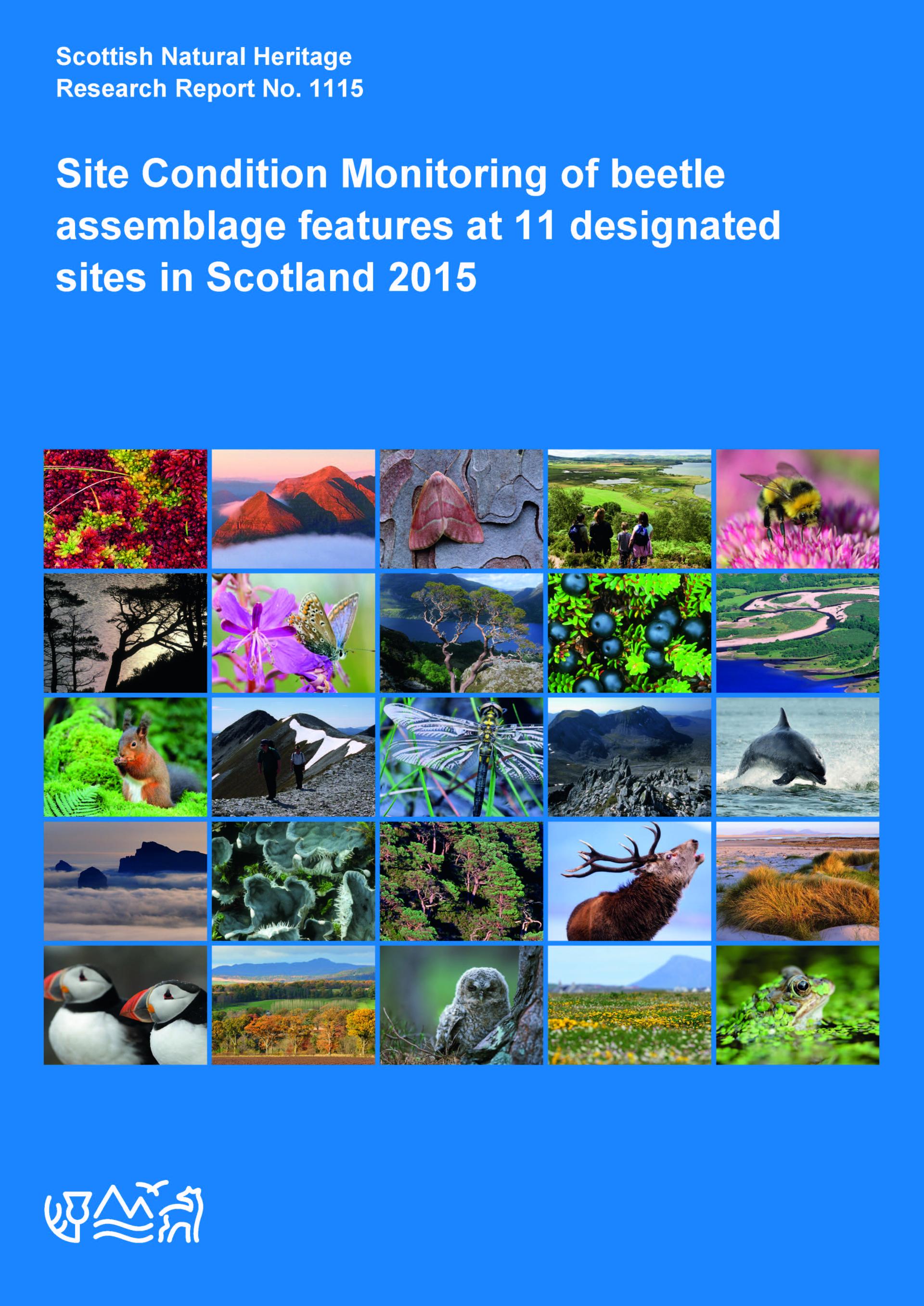 Publication 2020 - SNH Research Report 1115 - front cover.