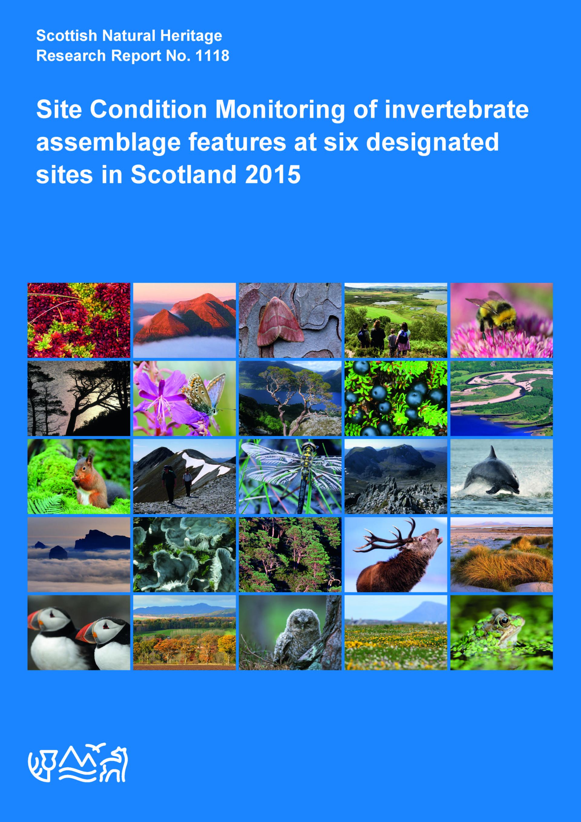 Front cover of SNH Research Report 1118.
