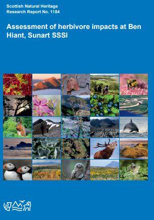 SNH Research Report 1184 - front cover