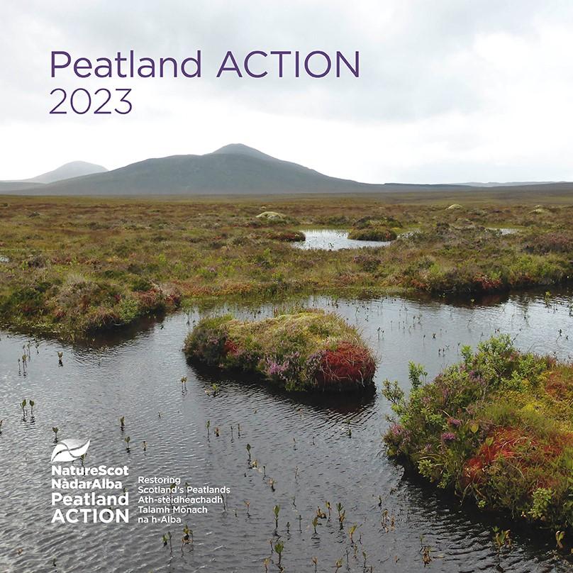 Peatland ACTION NatureScot 2023 Calendar Front Cover