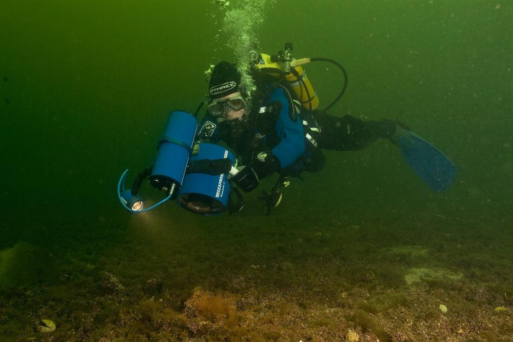 Survey diver on a maerl bed ©CMEU/SNH snhmarinephotos@snh.gov.uk.  For information on reproduction rights contact the Scottish Natural Heritage Image Library on Tel. 01738 444177 or www.nature.scot