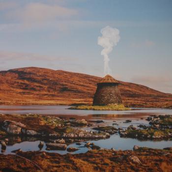 Dun an Sticir image produced for Uist Unearthed Exhibition.