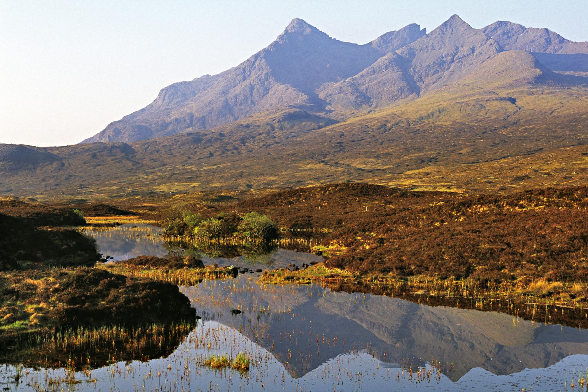 Loch and Mountains in the background