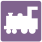Train - Puggy Line - purple icon